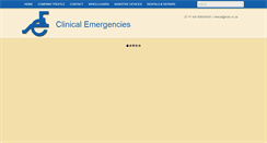 Desktop Screenshot of clinicalemergencies.co.za